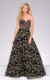 Jovani 47749 Black Multi