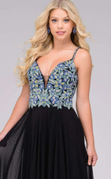 Jovani 48128 Black Multi