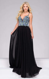 Jovani 48128 Black Multi