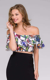 Jovani 48382 Black Multi