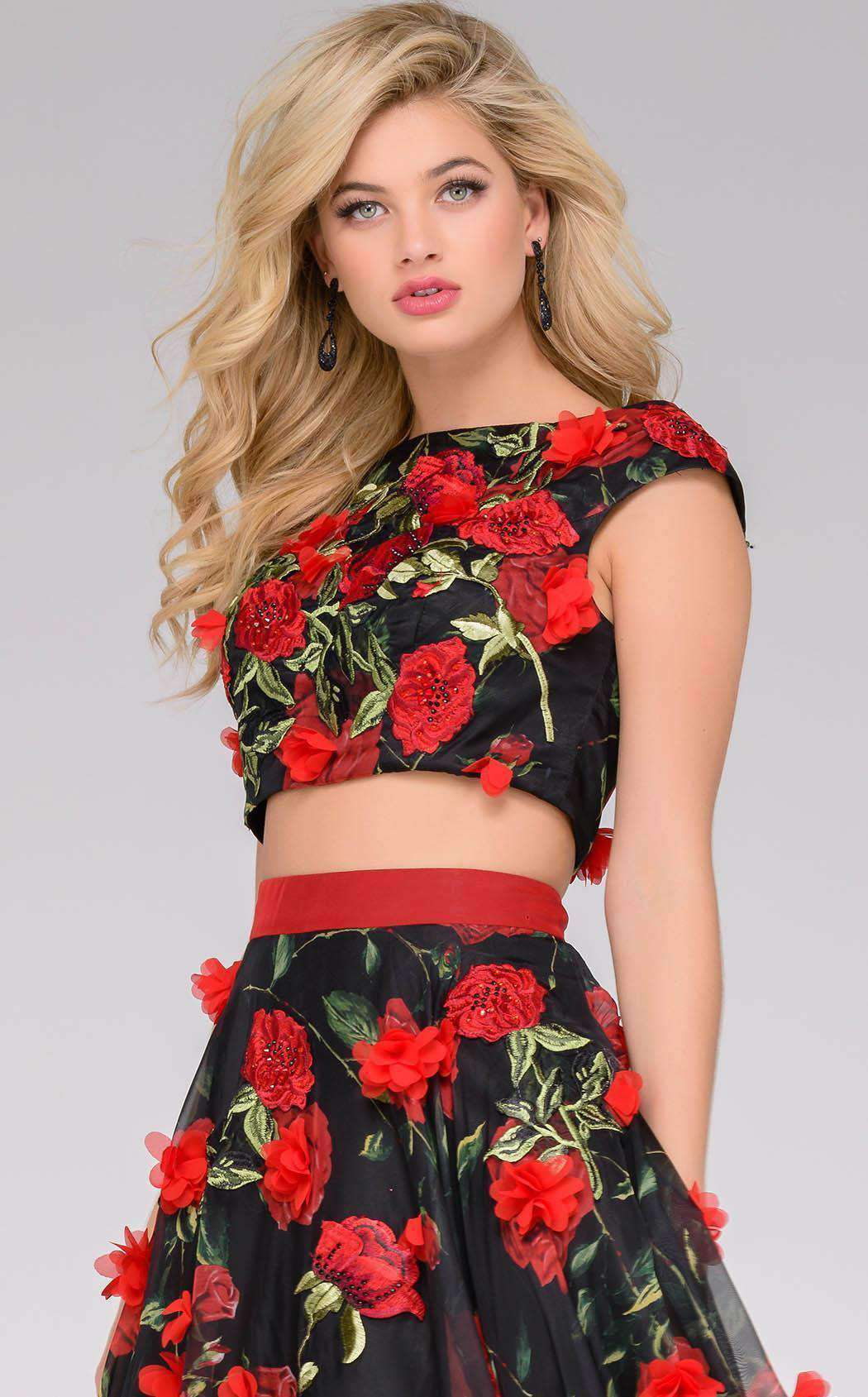 Jovani 48424 Red/Black