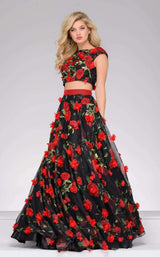 Jovani 48424 Red/Black