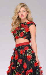 Jovani 48424 Red/Black