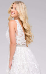 Jovani 48430 Silver/Ivory
