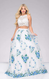 Jovani 48708 White Multi