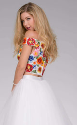 Jovani 48790 White Multi
