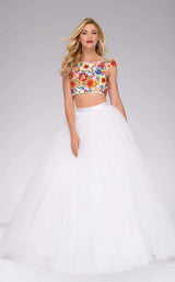 Jovani 48790 White Multi