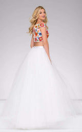 Jovani 48790 White Multi