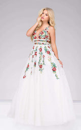 Jovani 48891 Off White/Multi