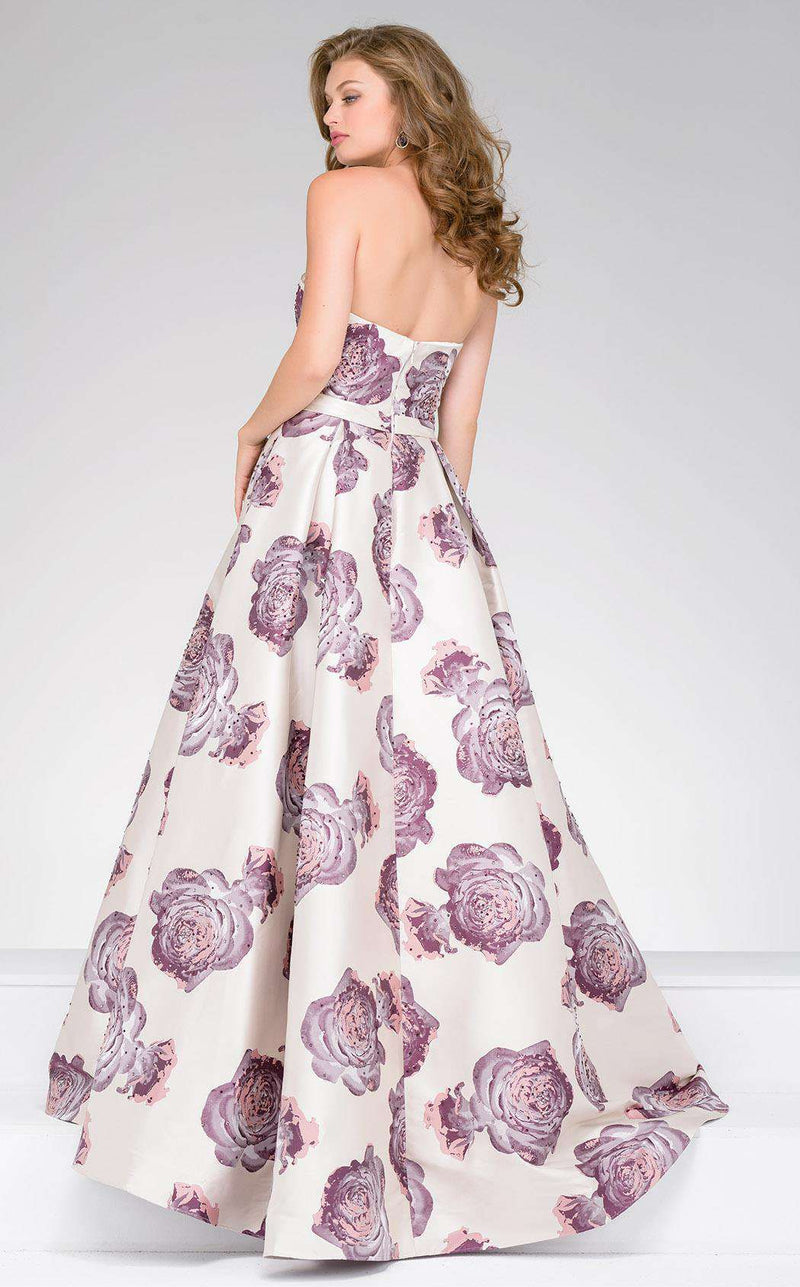 Jovani 48924 Blush/Eggplant