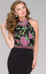 Jovani 48960 Black Multi
