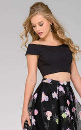 Jovani 48993 Black/Multi