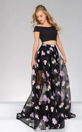 Jovani 48993 Black/Multi