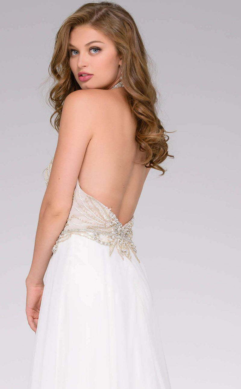 Jovani 41594 Ivory/Nude