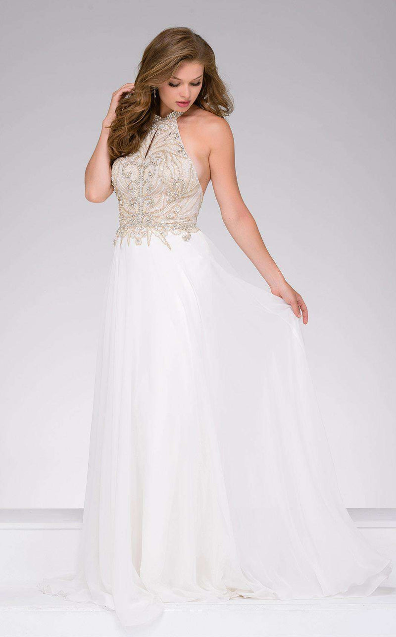 Jovani 41594 Ivory/Nude