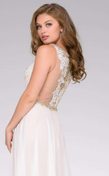 Jovani 41596 Ivory/Nude