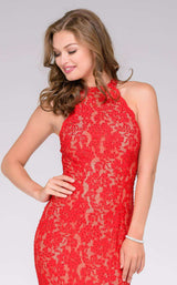 Jovani 42220 Red/Nude