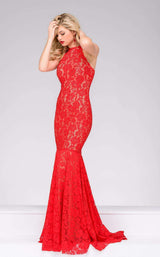 Jovani 42220 Red/Nude