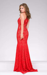 Jovani 42220 Red/Nude