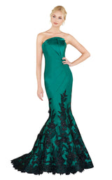 Mac Duggal 80761D Emerald/Black