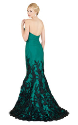 Mac Duggal 80761D Emerald/Black
