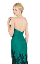 Mac Duggal 80761D Emerald/Black