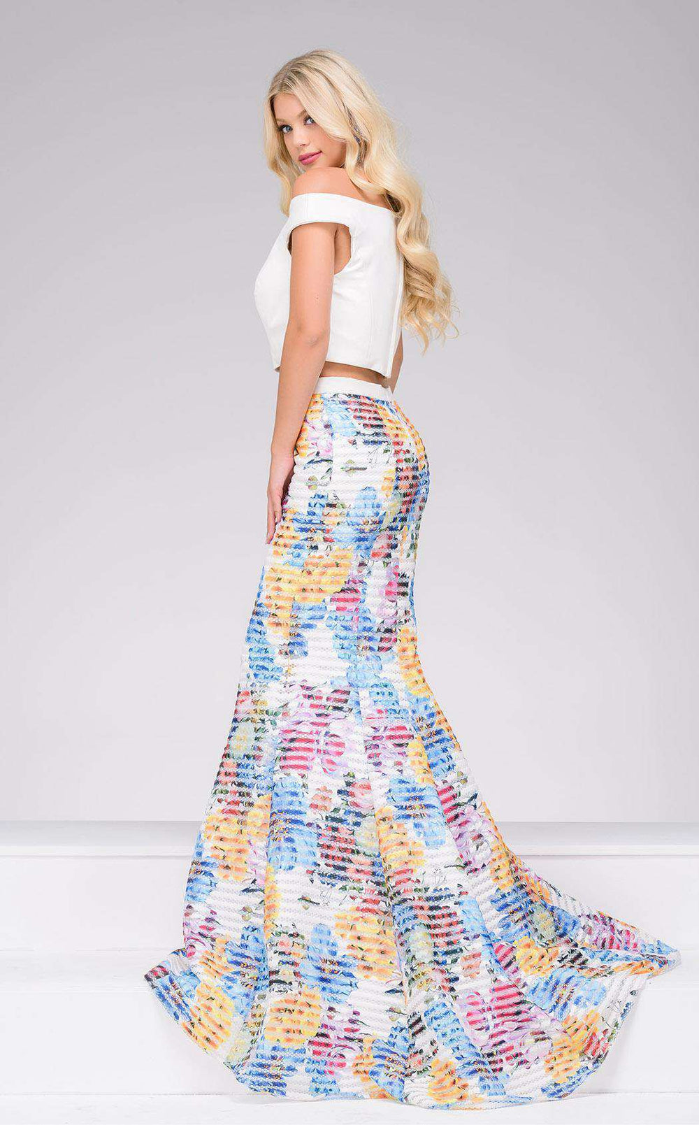 Jovani 42800 Off White Silver