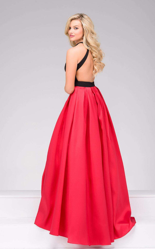 Jovani 45142 Black/Ruby