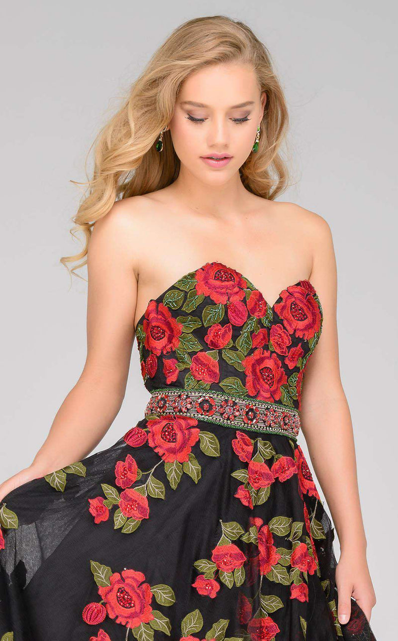 Jovani 45741 Black/Red