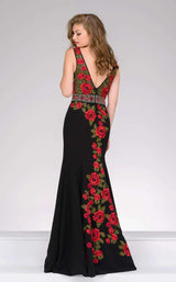 Jovani 45744 Red/Black