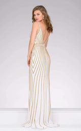 Jovani 45898 White/Gold