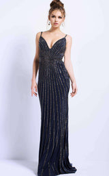 Jovani 45898 Navy/Gold