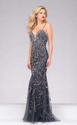 Jovani 33704 Gunmetal
