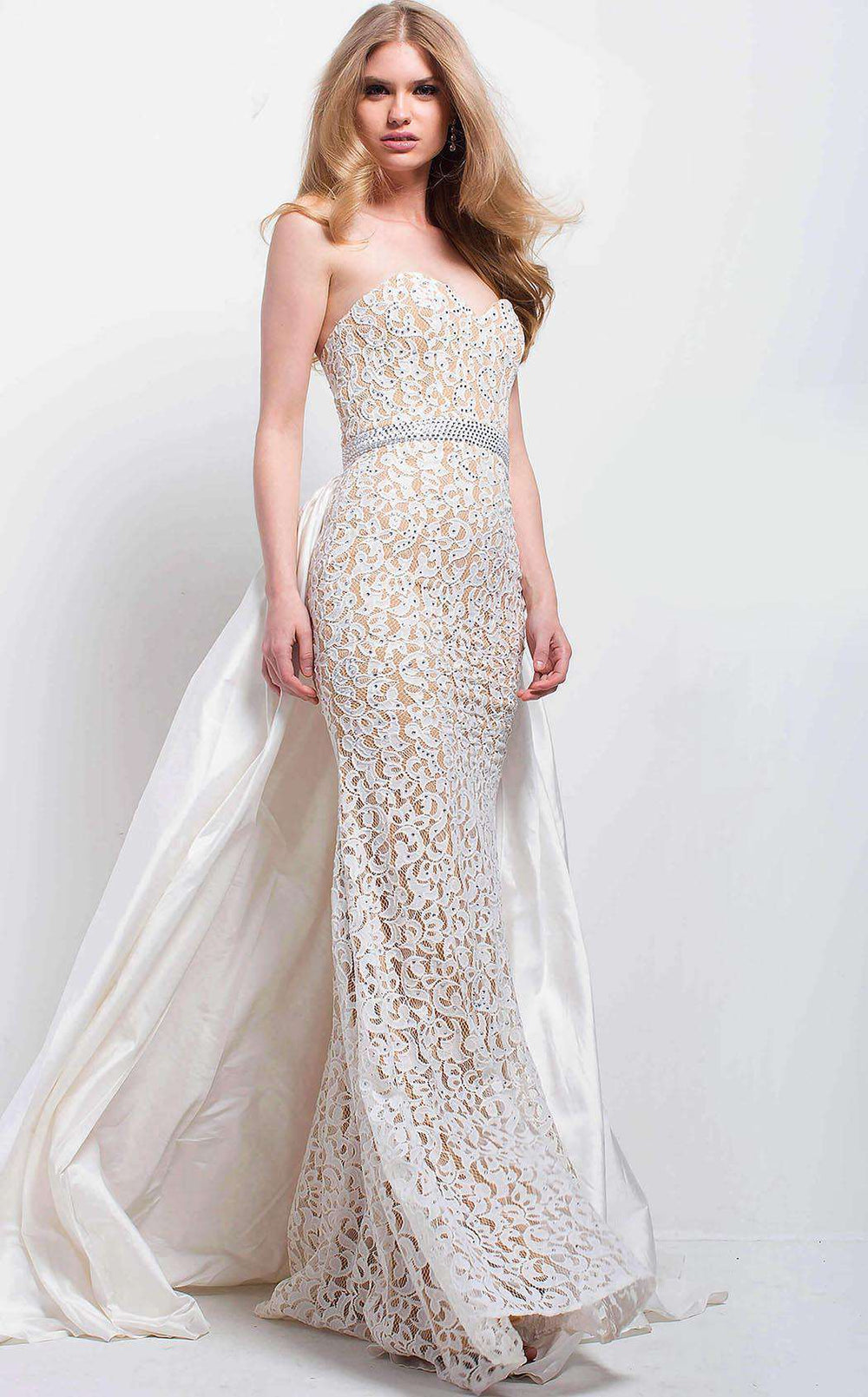 Designer Overskirt Dresses | Gowns With Removable Skirt  NewYorkDress