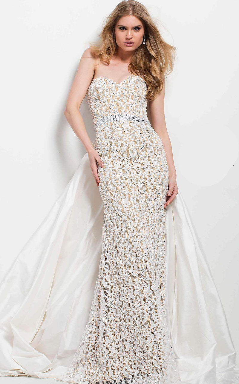 Jovani 35052 Ivory/Nude