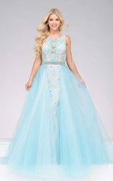 Jovani 36805 Aqua