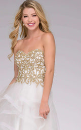 Jovani 36990 Ivory/Gold