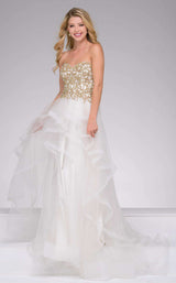 Jovani 36990 Ivory/Gold