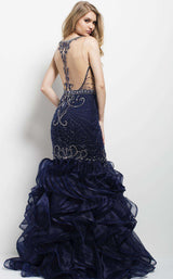 Jovani 36991 Navy/Nude