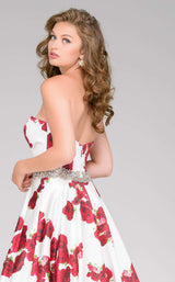 Jovani 37940 White Print