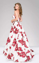 Jovani 37940 White Print