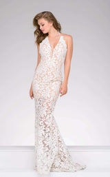 Jovani 40116 White/Nude