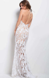 Jovani 40118 White/Nude