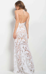 Jovani 40118 White/Nude