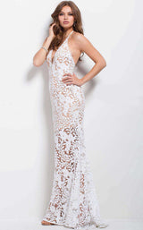 Jovani 40118 White/Nude
