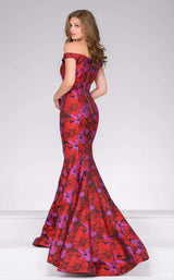 Jovani 40718 Red Multi