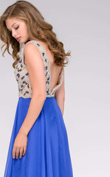Jovani 40979 Royal/Nude