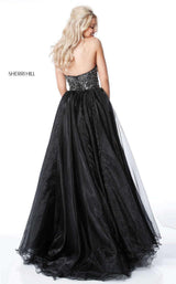 Sherri Hill 51376 Black/Gun Metal