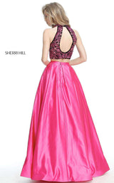 Sherri Hill 51381 Black/Fuchsia