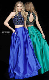 Sherri Hill 51381 Black/Royal